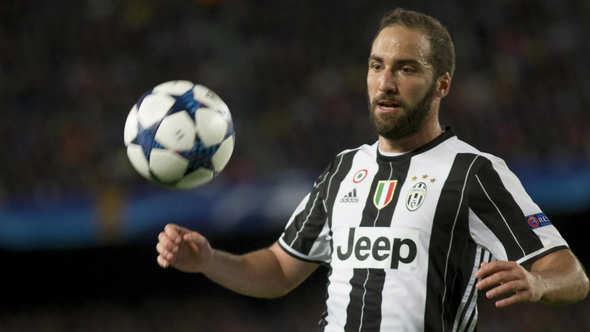 Higuaín, en un partido con la Juventus