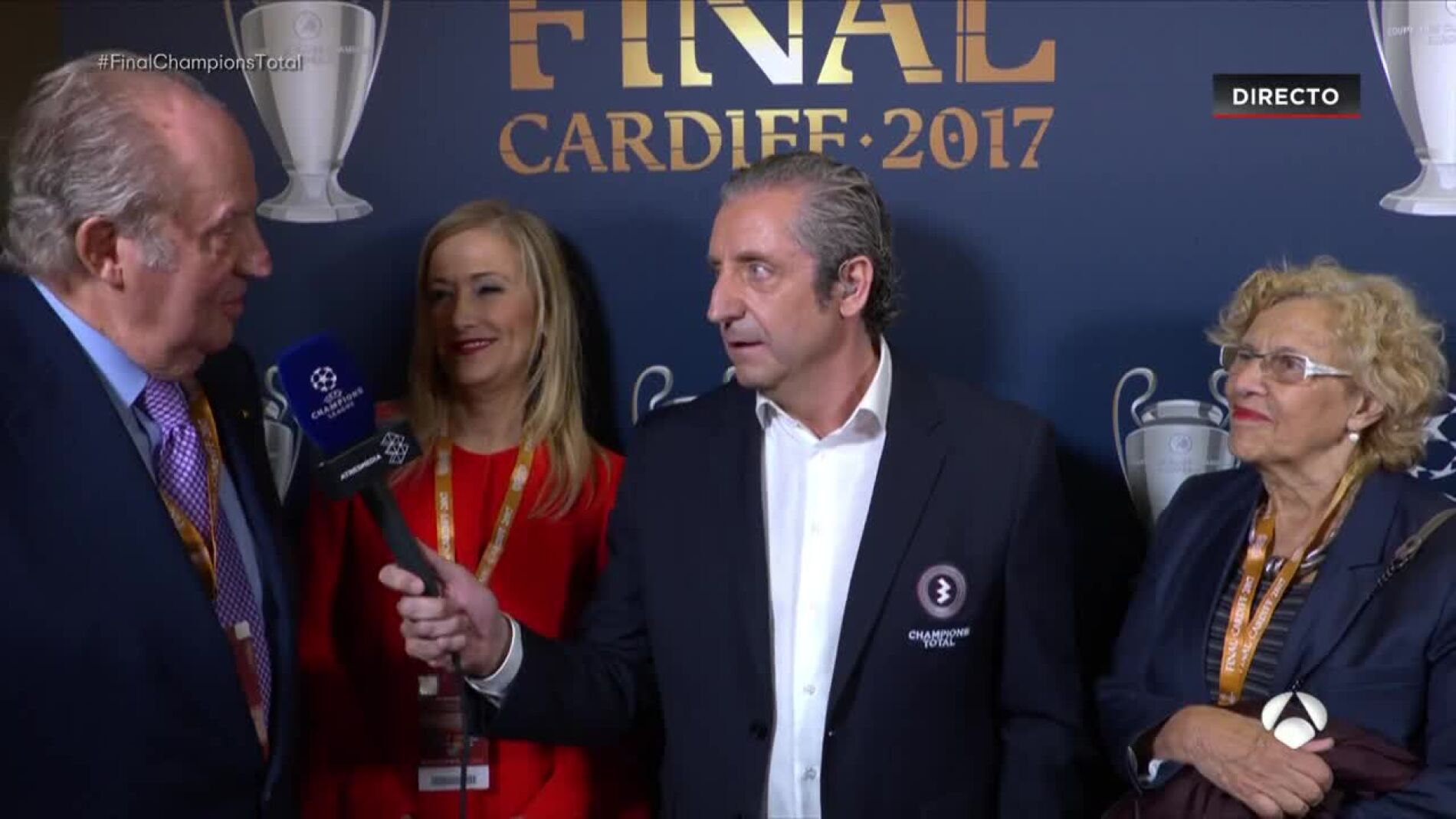 Josep Pedrerol entrevista al Rey Juan Carlos, a Cifuentes y a Carmena