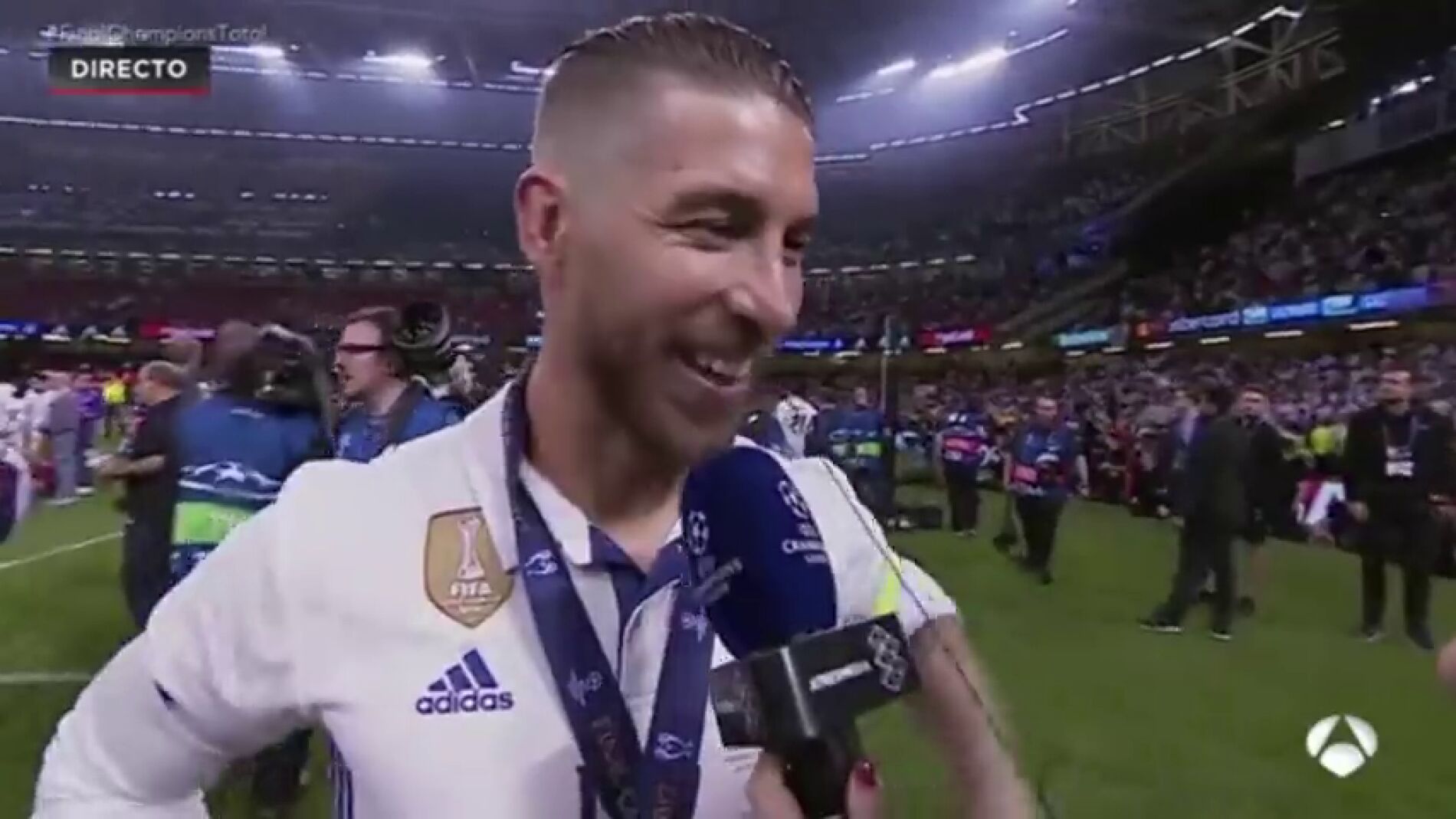 Frame 6.085325 de: Sergio Ramos, en directo con Florentino P&eacute;rez: "A ver si le aprieto un poquito"