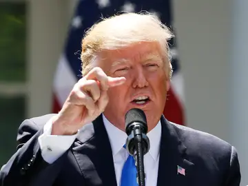 Donald Trump durante una rueda de prensa Donald Trump durante una rueda de prensa