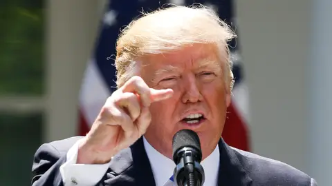 Donald Trump durante una rueda de prensa Donald Trump durante una rueda de prensa
