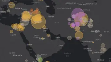 Oriente medio, el mayor foco de atentados terroristas Oriente medio, el mayor foco de atentados terroristas