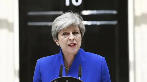 Theresa May, tras ganar las elecciones en Reino Unido Theresa May, tras ganar las elecciones en Reino Unido