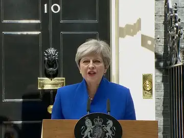 Frame 88.171083 de: Theresa May: "Estoy en condiciones de formar gobierno" Frame 88.171083 de: Theresa May: "Estoy en condiciones de formar gobierno"