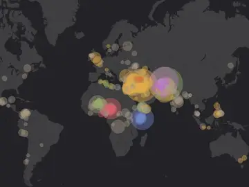Mapa en tiempo real sobre los ataques terroristas perpetrados por todo el mundo Mapa en tiempo real sobre los ataques terroristas perpetrados por todo el mundo