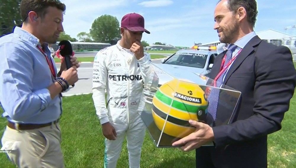 Hamilton no se esperaba el regalo