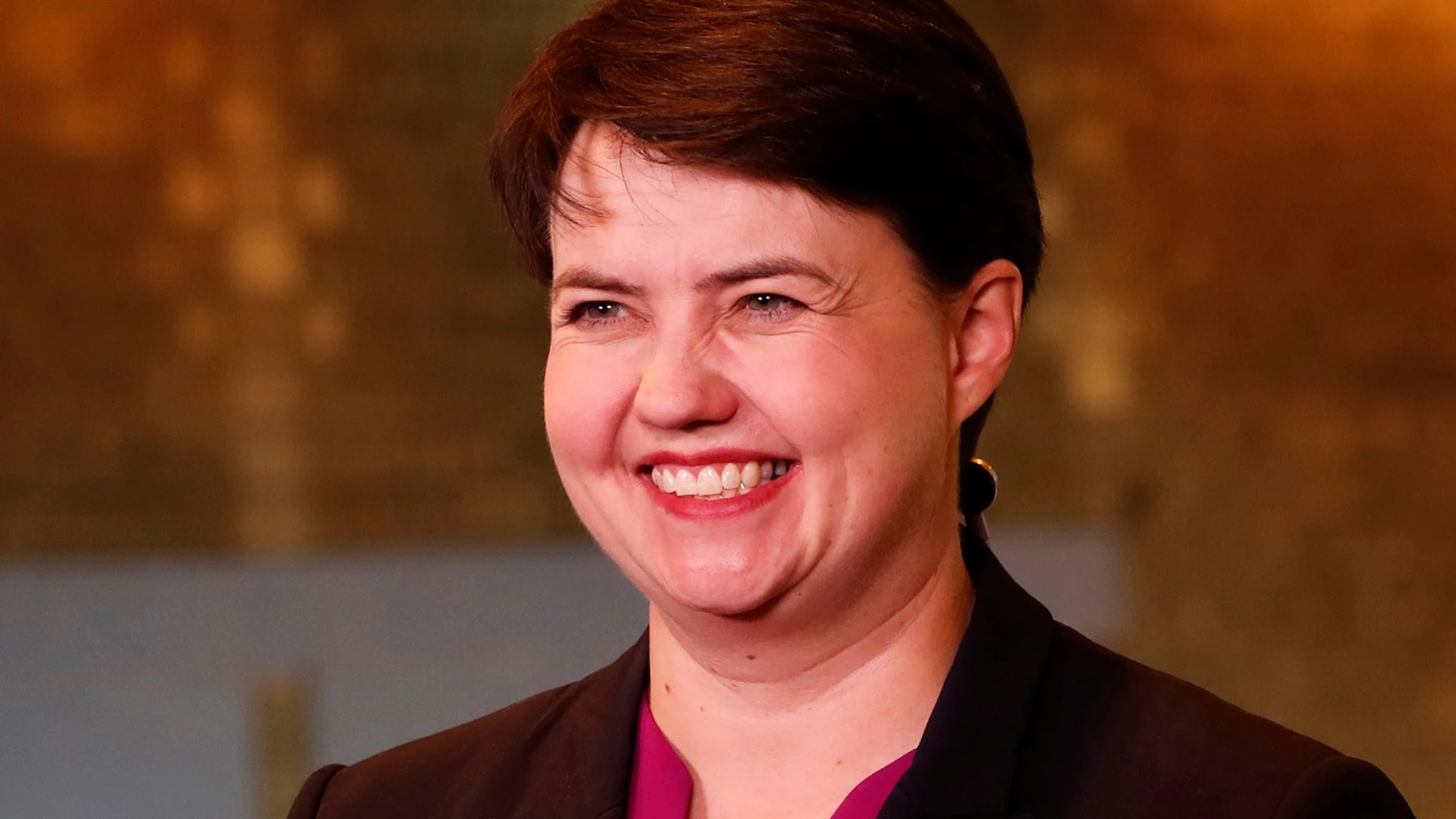 La líder del Partido Conservador de Escocia, Ruth Davidson La líder del Partido Conservador de Escocia, Ruth Davidson