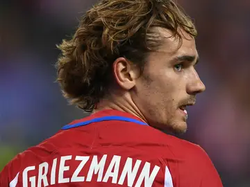 Griezmann, con el Atlético Griezmann, con el Atlético