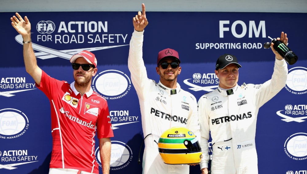 Vettel, Hamilton y Bottas, los más rápidos de la Q3