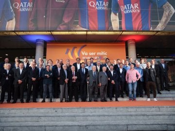 El Barcelona del 'Dream Team' de nuevo unido