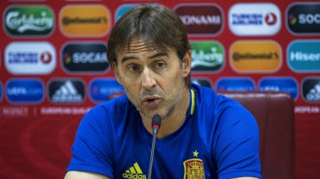 Julen Lopetegui, en rueda de prensa