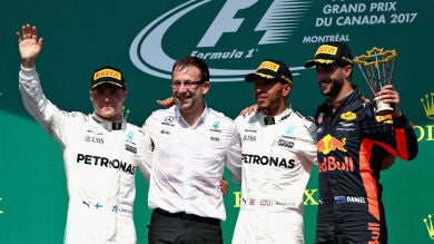 Hamilton gana en el GP de Canadá con Sainz K.O. y un nuevo abandono por Honda de Alonso