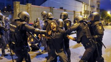  Los disturbios acaecidos en Santiago de Compostela.