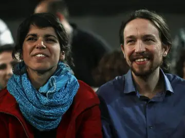Teresa Rodríguez y Pablo Iglesias Teresa Rodríguez y Pablo Iglesias