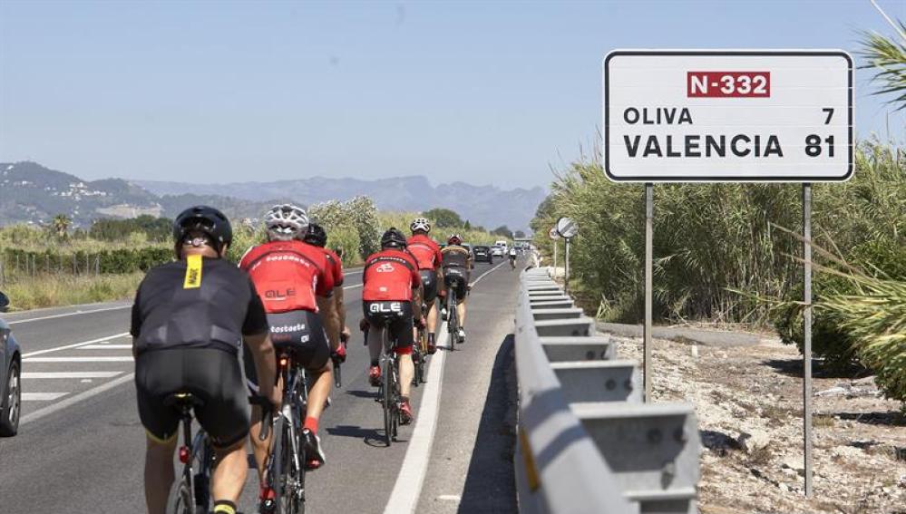 Carretera en la que han muerto cuatro ciclistas