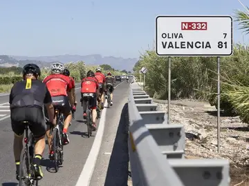 Carretera en la que han muerto cuatro ciclistas Carretera en la que han muerto cuatro ciclistas
