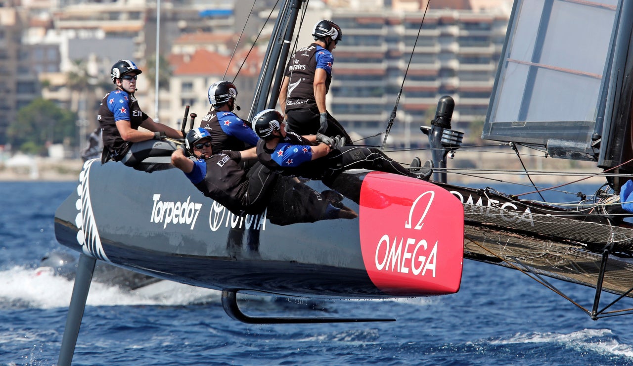Los tripulantes del Emirates Team New Zealand Los tripulantes del Emirates Team New Zealand