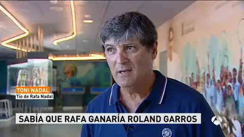 Toni Nadal, tío y entrenador de Rafa Nadal Toni Nadal, tío y entrenador de Rafa Nadal