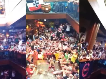 Un grupo de nazis irrumpe en un concierto en Mallorca Un grupo de nazis irrumpe en un concierto en Mallorca