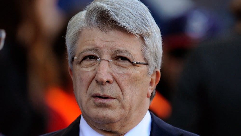 Enrique Cerezo, presidente del Atlético de Madrid