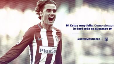 El Atlético confirma la renovación de Griezmann hasta 2022