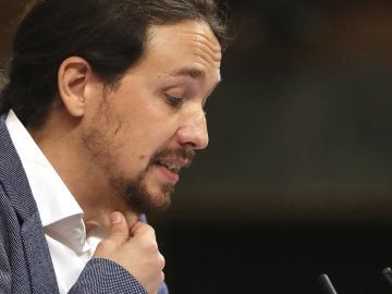 El líder de Podemos, Pablo Iglesias
