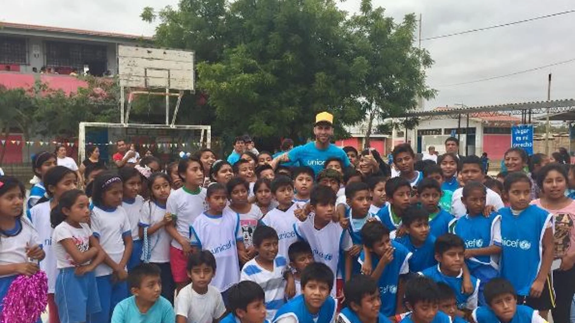 Sergio Ramos, embajador de Unicef en Perú Sergio Ramos, embajador de Unicef en Perú