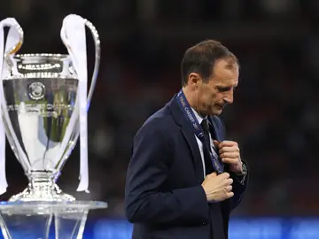 Allegri, tras perder la final de la Champions ante el Real Madrid Allegri, tras perder la final de la Champions ante el Real Madrid