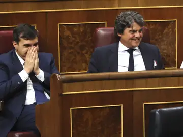 Jorge Moragas tras su equivocación Jorge Moragas tras su equivocación
