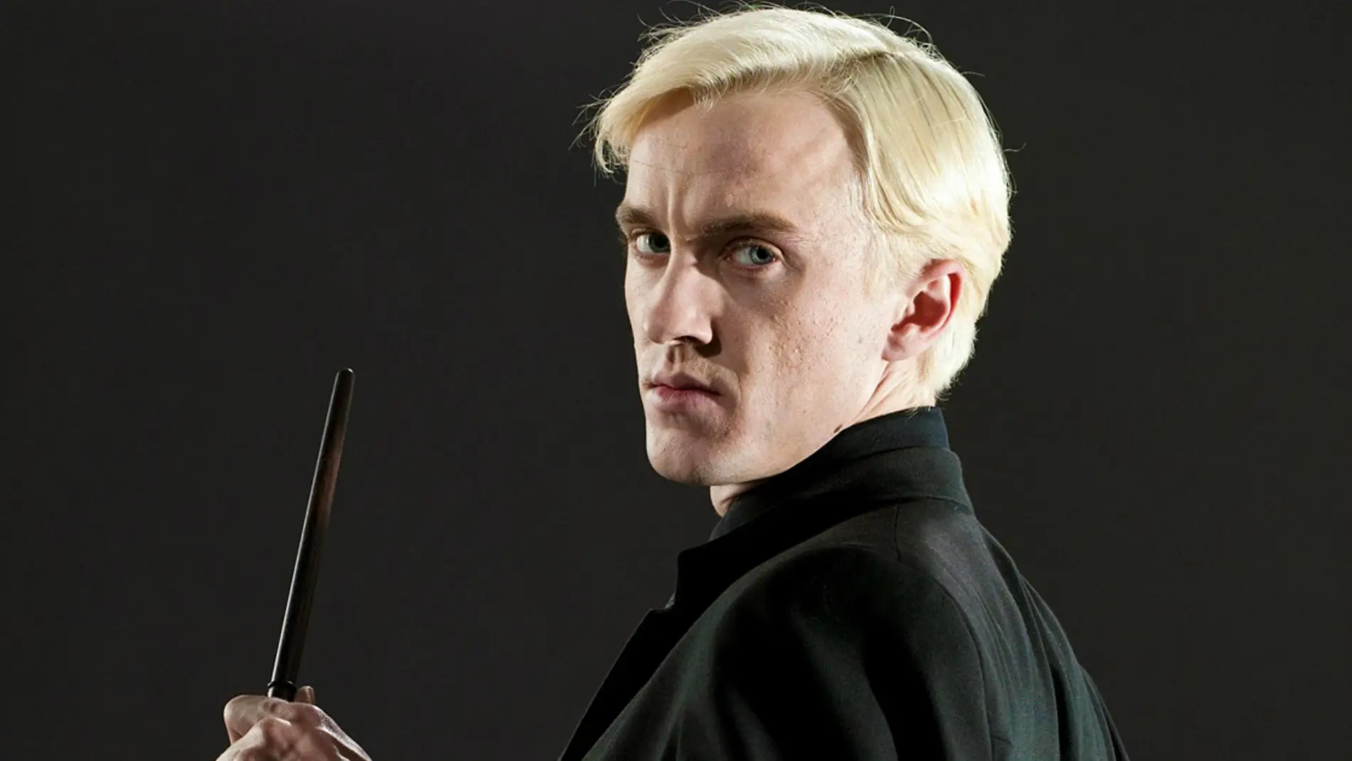 Tom Felton caracterizado como Draco Malfoy en 'Harry Potter'