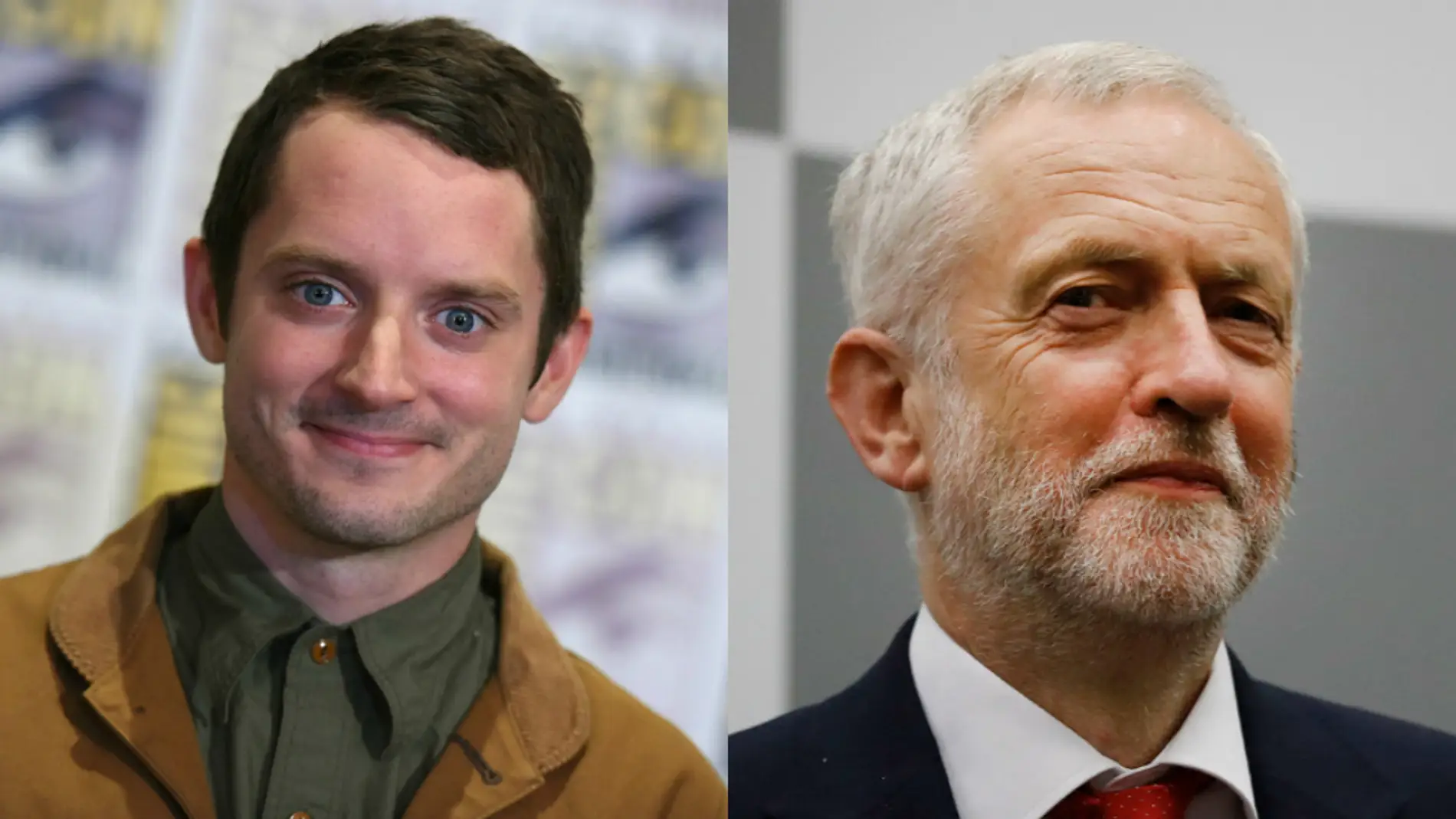 ¿Es Elijah Wood un hijo secreto de Jeremy Corbyn?
