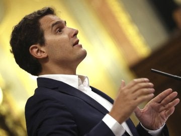 Albert Rivera durante su intervención