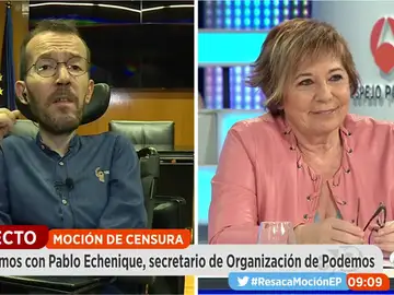 Echenique, sobre el PSOE: "Espero que las palabras se conviertan en hechos en semanas o meses para echar al PP" Echenique, sobre el PSOE: "Espero que las palabras se conviertan en hechos en semanas o meses para echar al PP"