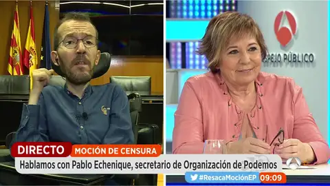 Echenique, sobre el PSOE: "Espero que las palabras se conviertan en hechos en semanas o meses para echar al PP" Echenique, sobre el PSOE: "Espero que las palabras se conviertan en hechos en semanas o meses para echar al PP"