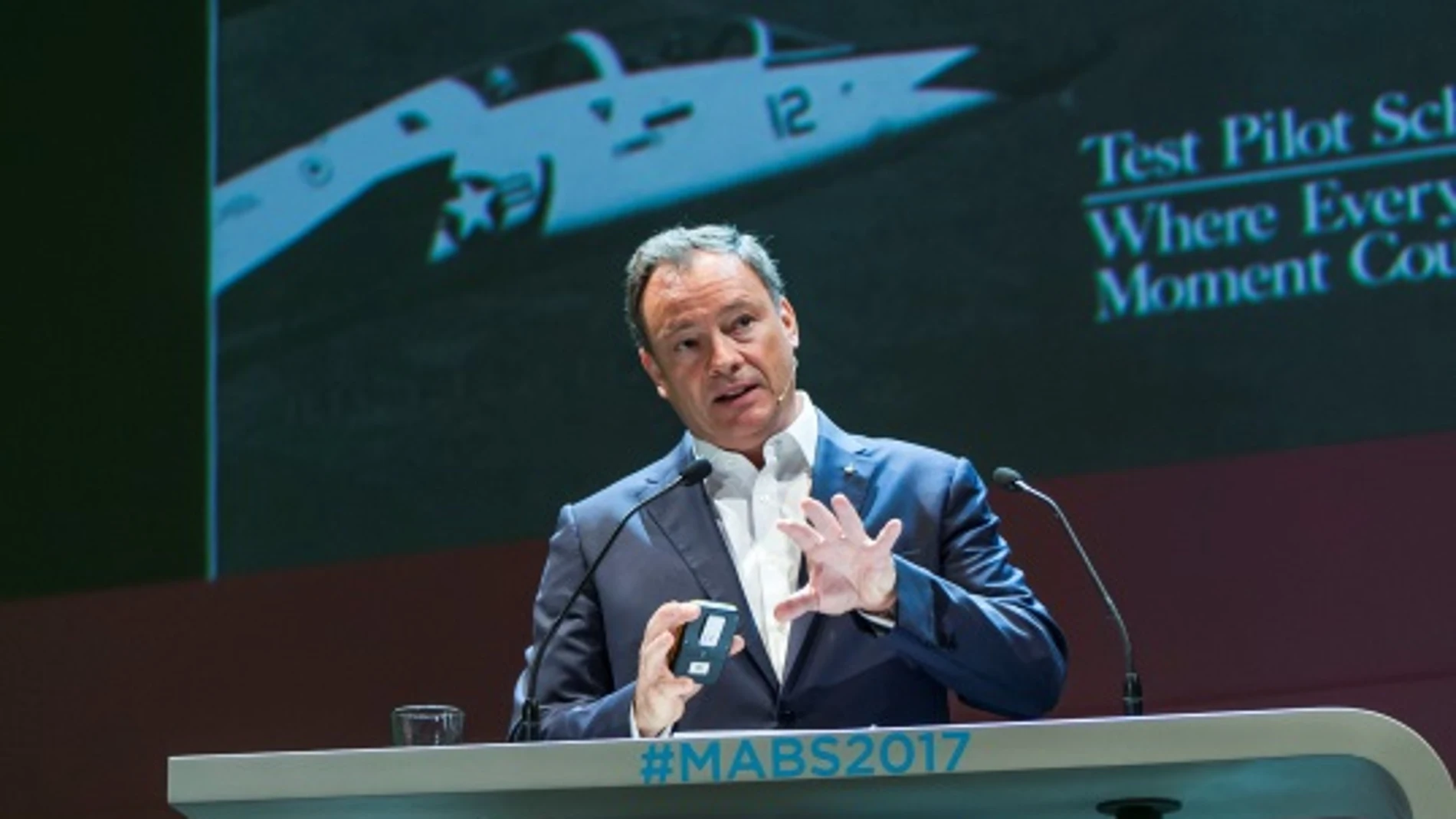 El astronauta Michael López-Alegría, en el #MABS2017 El astronauta Michael López-Alegría, en el #MABS2017