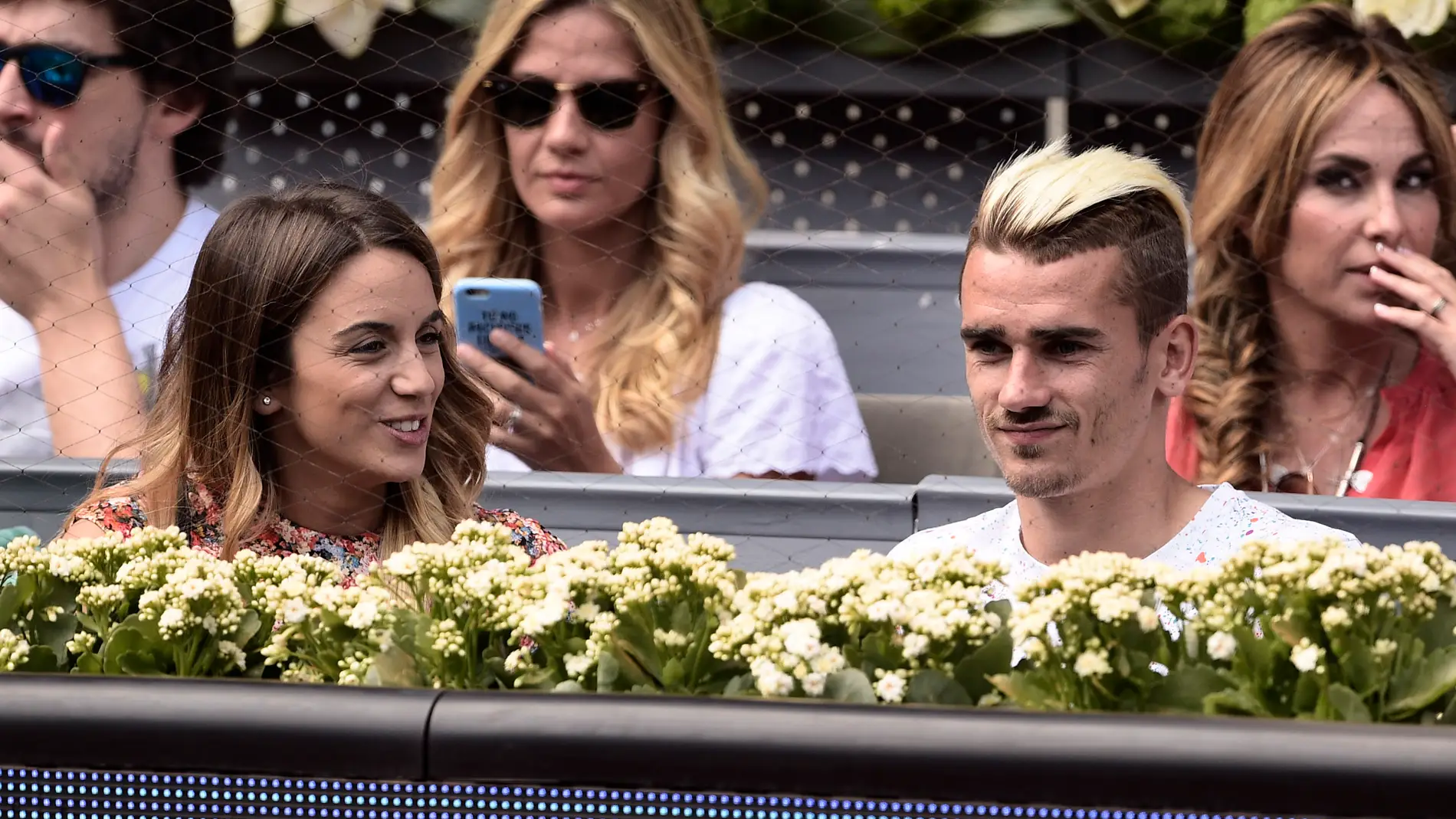 Antoine Griezmann y Erika Choperena