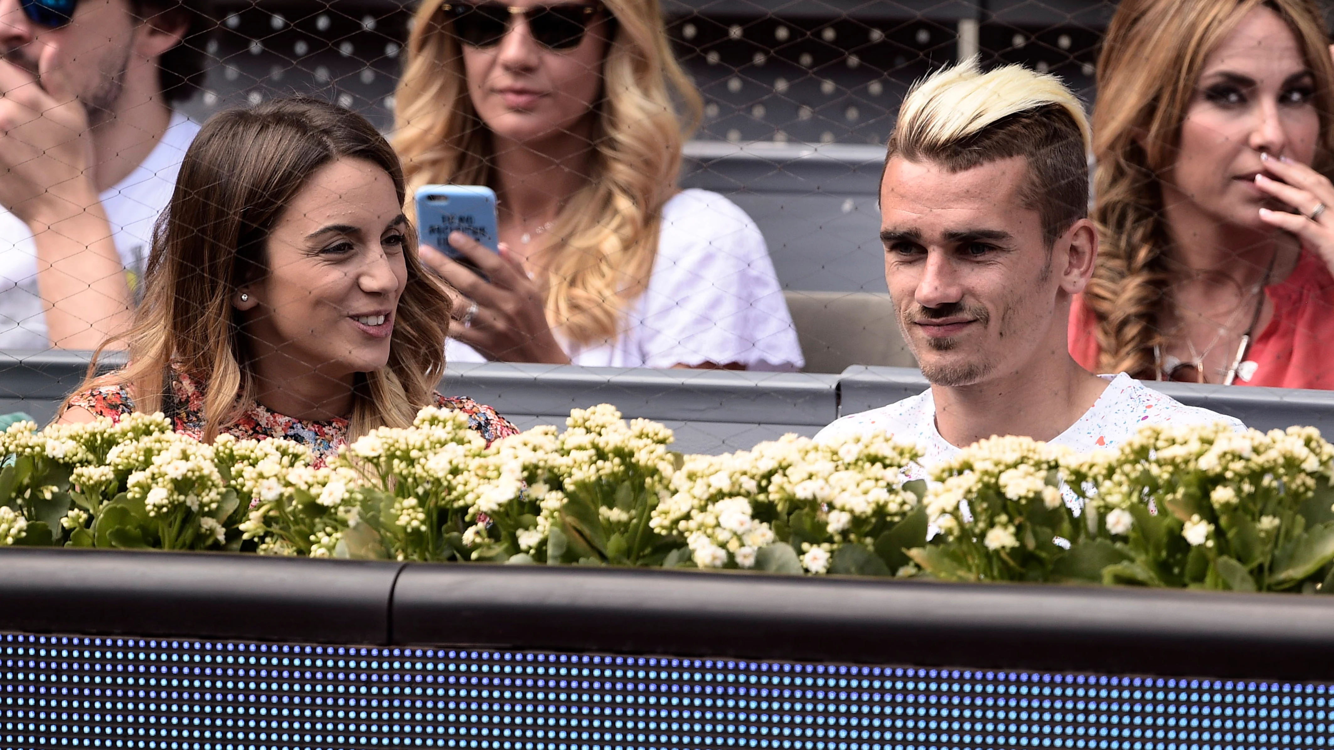 Antoine Griezmann y Erika Choperena