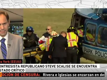 Trump visita al congresista Steve Scalise en el hospital tras el tiroteo a las afueras de Washington Trump visita al congresista Steve Scalise en el hospital tras el tiroteo a las afueras de Washington