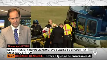 Trump visita al congresista Steve Scalise en el hospital tras el tiroteo a las afueras de Washington Trump visita al congresista Steve Scalise en el hospital tras el tiroteo a las afueras de Washington