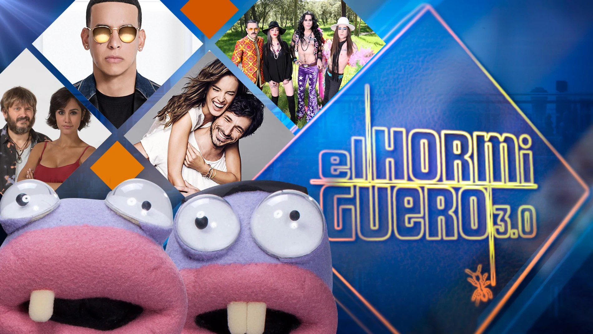 Daddy Yankee, Nancys Rubias, Alessandra Ambrosio y Andrés Velencoso, Salva Reina y Megan Montaner en 'El Hormiguero 3.0'