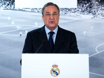 Florentino Pérez, en rueda de prensa