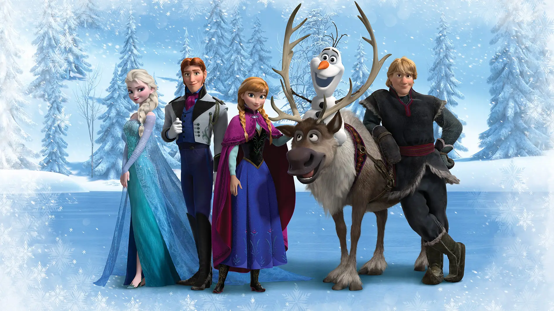 Los personajes de 'Frozen'