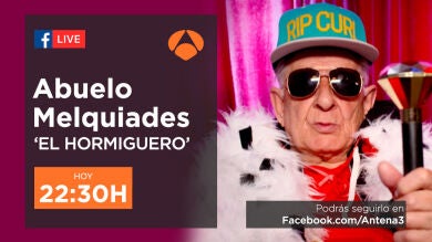 Charla en directo con el abuelo Melquiades esta noche a las 22:30 a través de Facebook Live