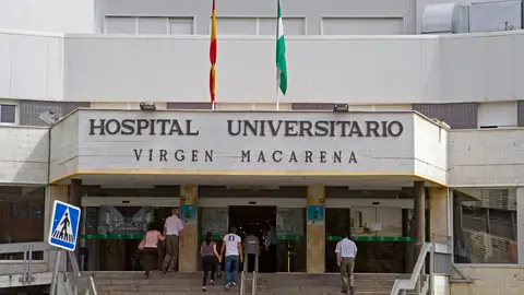 Acceso principal del Hospital Universitario Virgen Macarena de Sevilla Acceso principal del Hospital Universitario Virgen Macarena de Sevilla