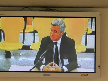 Imagen tomada de un monitor de la sala de prensa de la Audiencia Nacional Imagen tomada de un monitor de la sala de prensa de la Audiencia Nacional