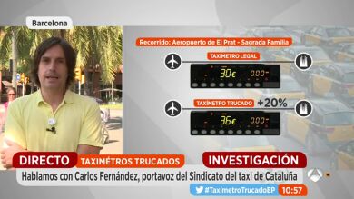 Uno de cada cinco taxis en Barcelona tiene el taxímetro manipulado