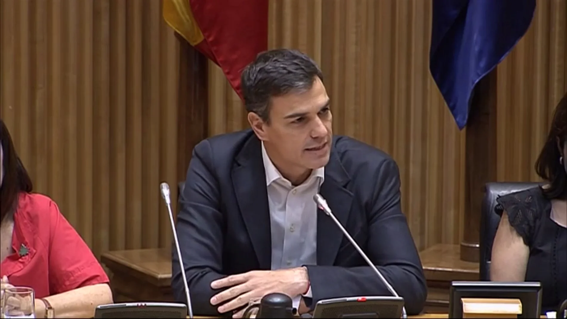 Pedro Sánchez en una rueda de prensa Pedro Sánchez en una rueda de prensa