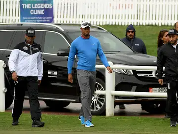 Tiger Woods, en un campeonato en Dubai el pasado febrero Tiger Woods, en un campeonato en Dubai el pasado febrero