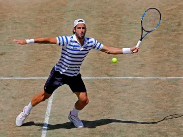 Feliciano López en el torneo de Queens Feliciano López en el torneo de Queens