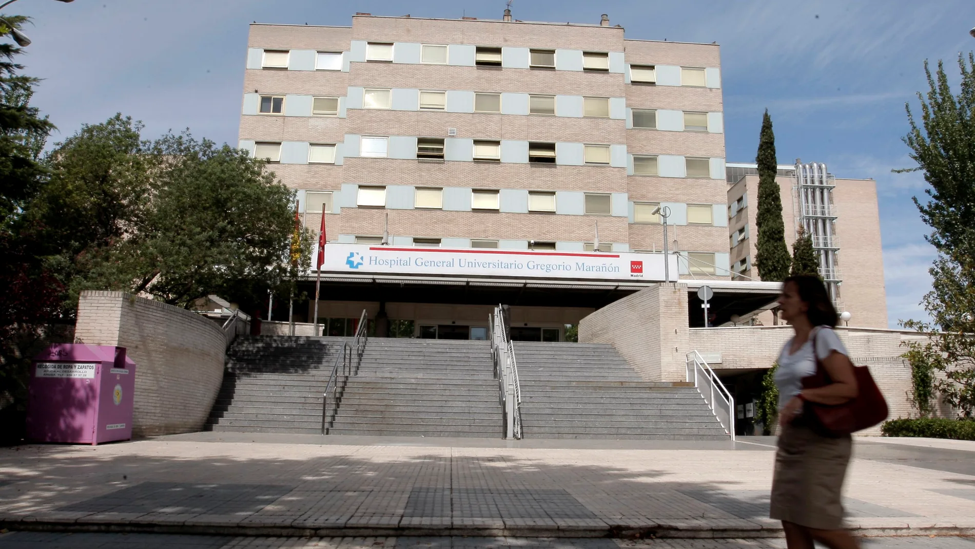 Fachada del Hospital Gregorio Marañón Fachada del Hospital Gregorio Marañón